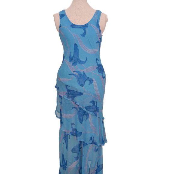 Abstract Print Maxi Dress - Picture 2 of 7